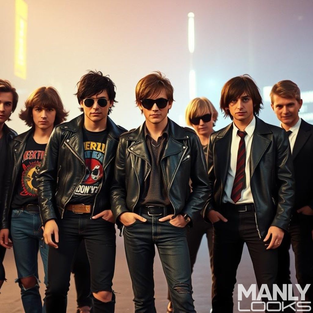 1980s men's fashion influenced by music genres