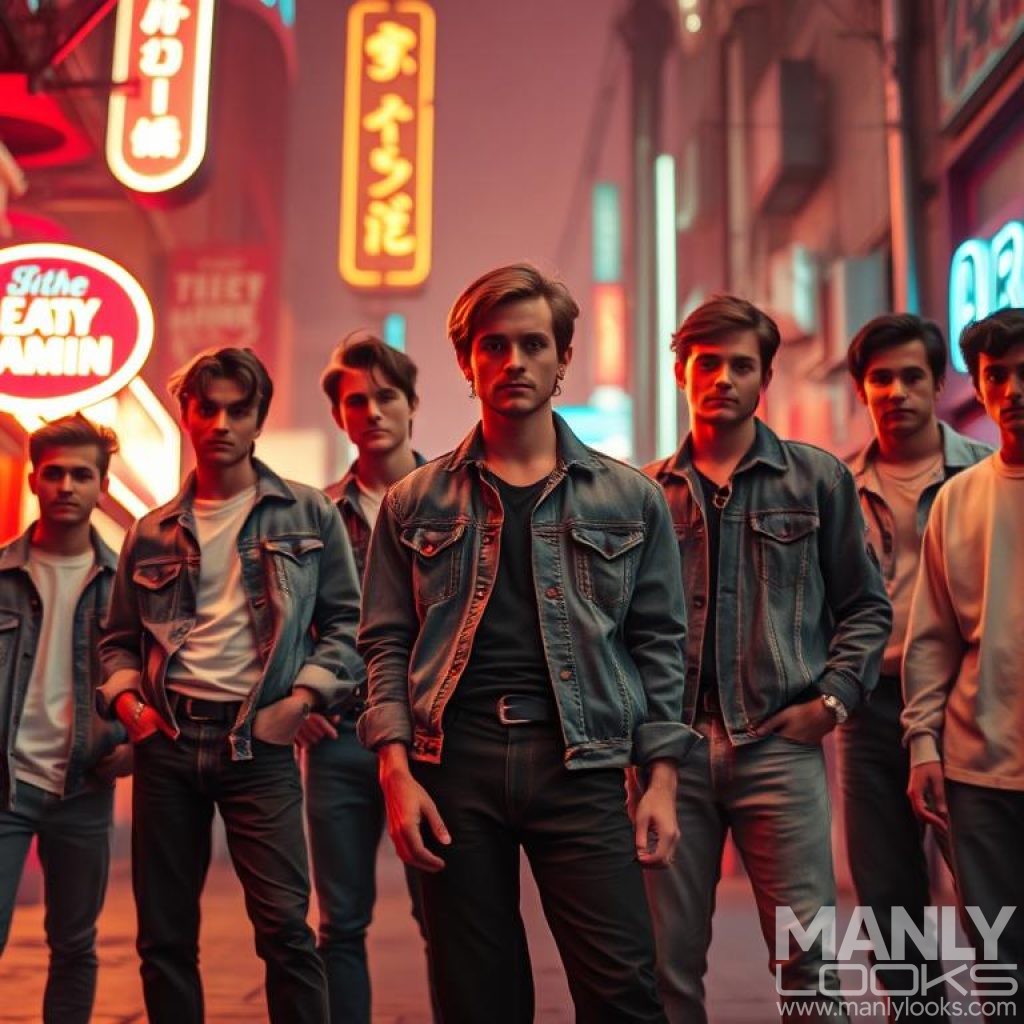 90s mens denim fashion