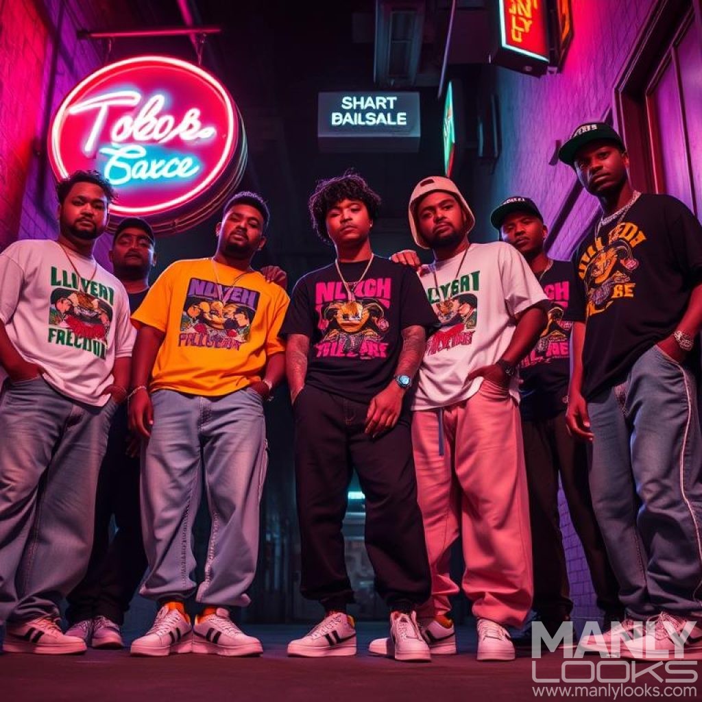 90s mens fashion hip hop influence