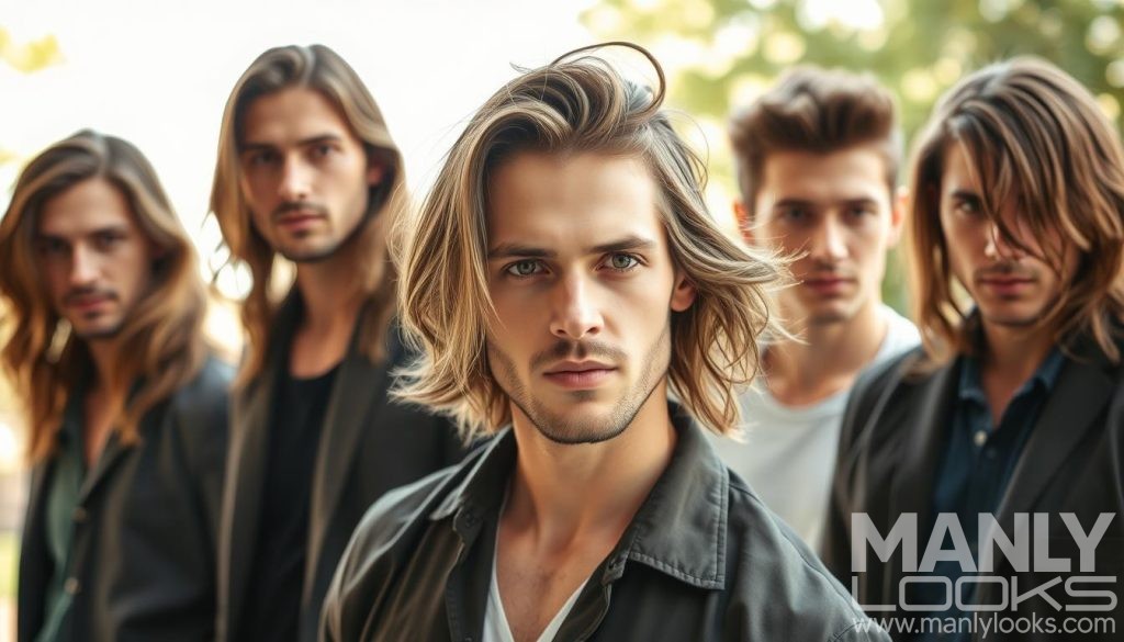 Long hair styles for men, Hair styles for men with long hair