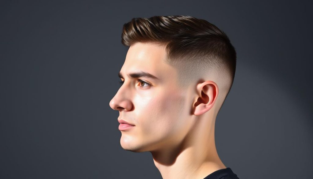 crew cut men hairstyle