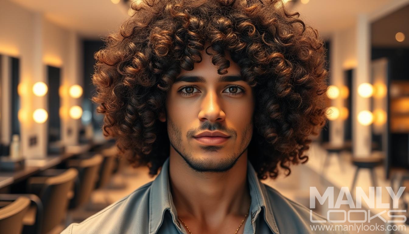 how to get curly hair men, curly hairstyle men