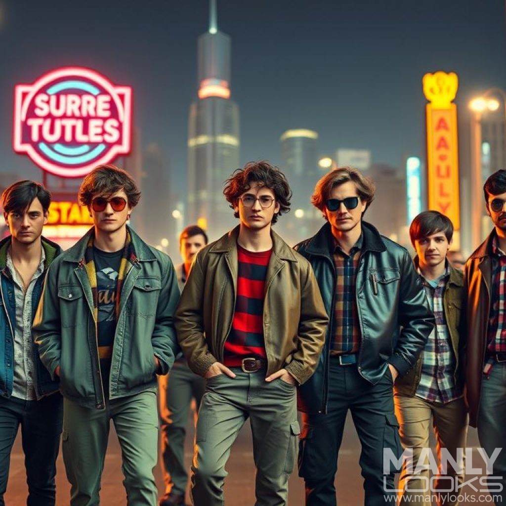 men's 90s outerwear trends