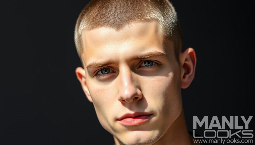 modern buzz cut