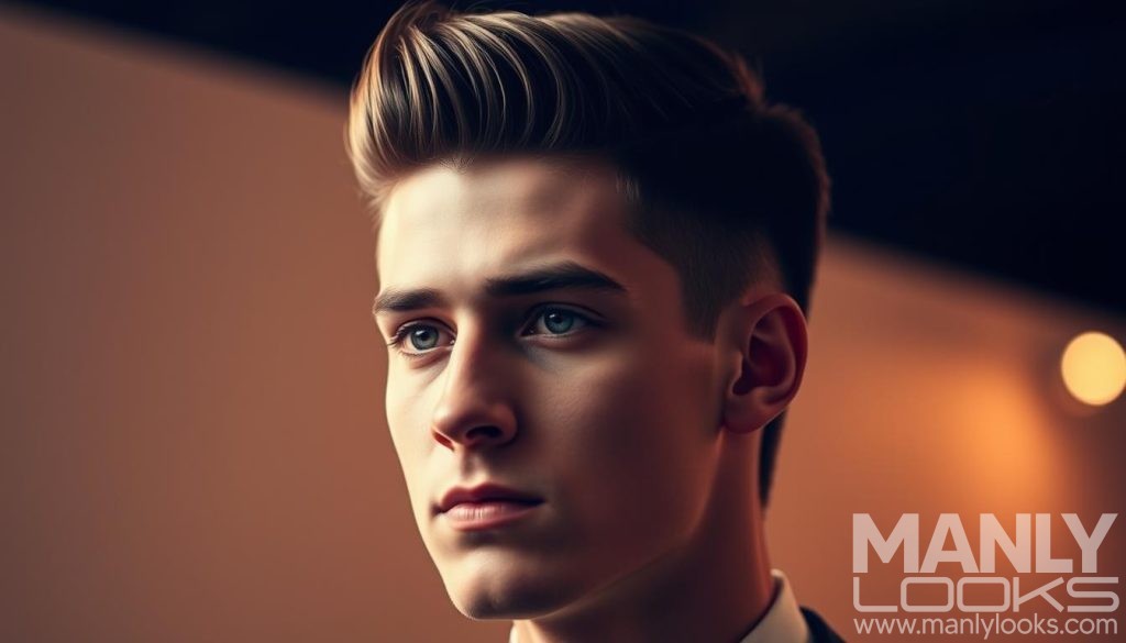 short pompadour