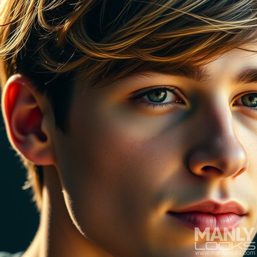 textured crop men hairstyle